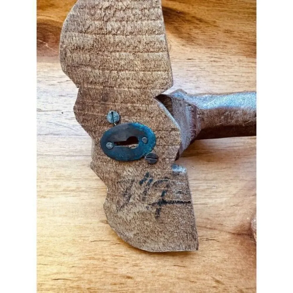 Vintage Wooden Brown Elephant‎ 6.5